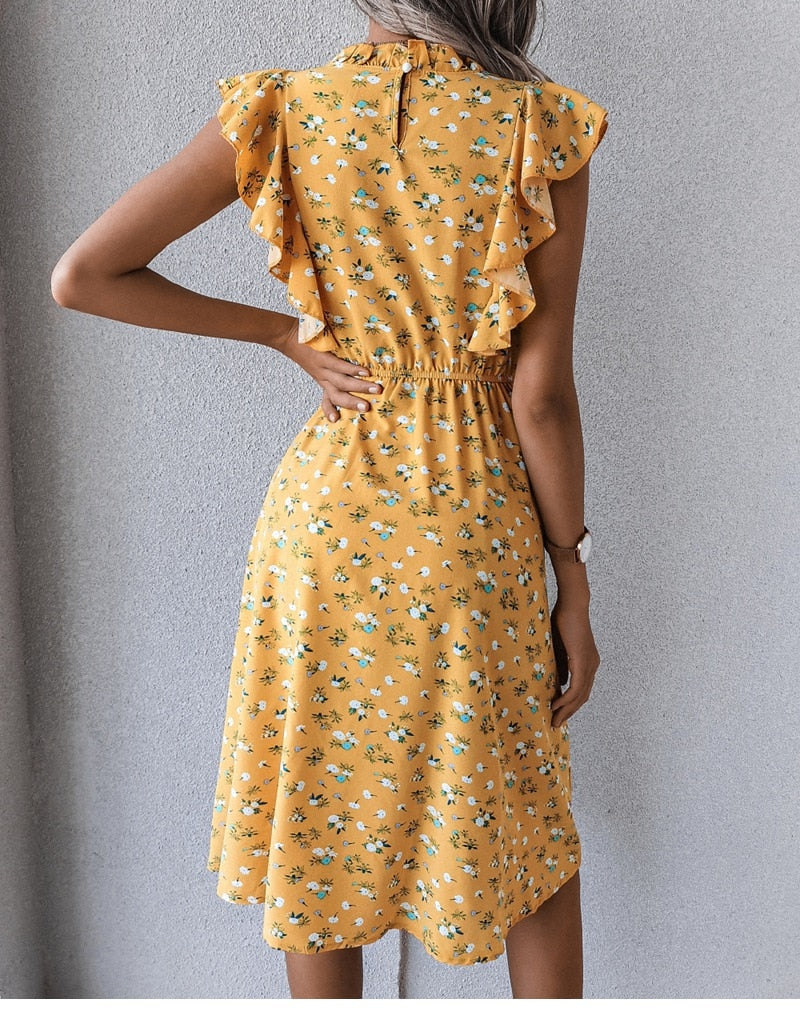 Quinn - Floral Midi Dress