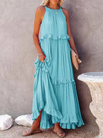 Adeleine - Ruffled Maxi Dress