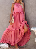 Adeleine - Ruffled Maxi Dress