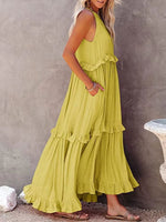 Adeleine - Ruffled Maxi Dress