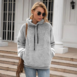 Vera - Fluffy Drawstring Hoodie