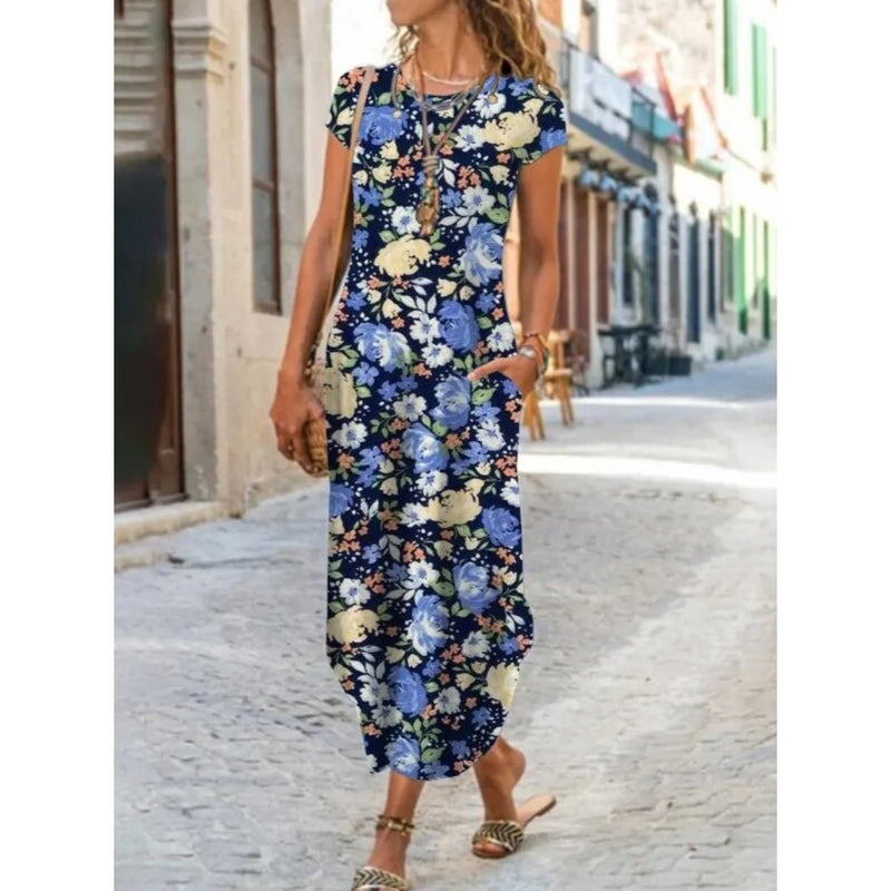 Margaret - Floral Midi Dress