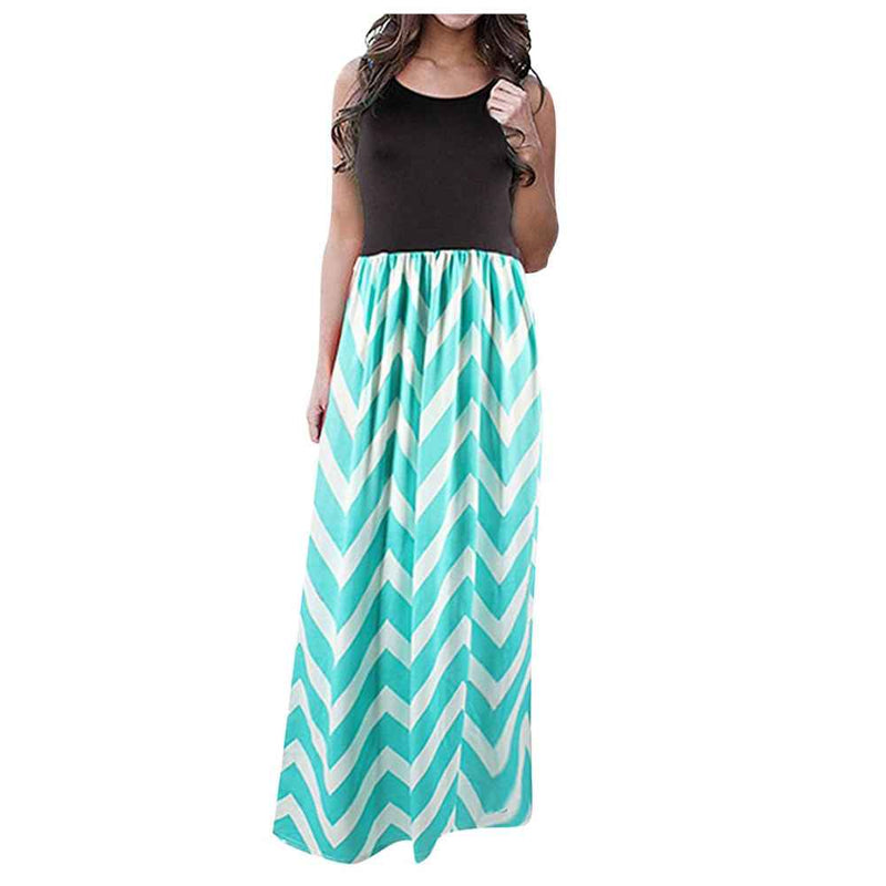 Milwaukee - Striped Maxi Dress