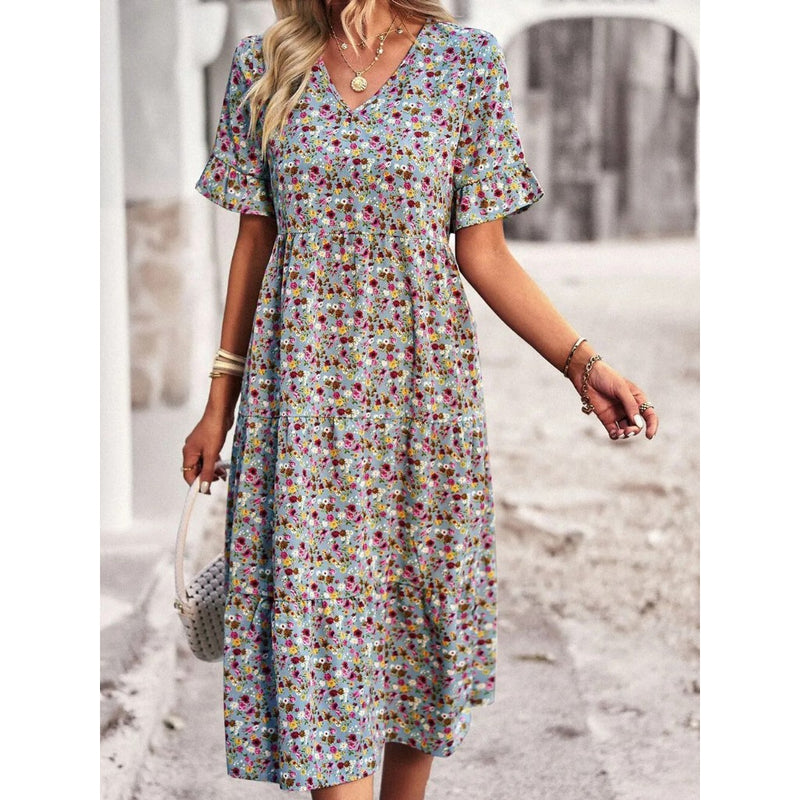 Cosette - Floral Midi Dress