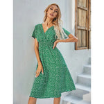 Domenica - Spotted Midi Dress