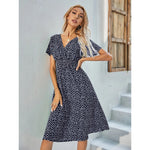 Domenica - Spotted Midi Dress