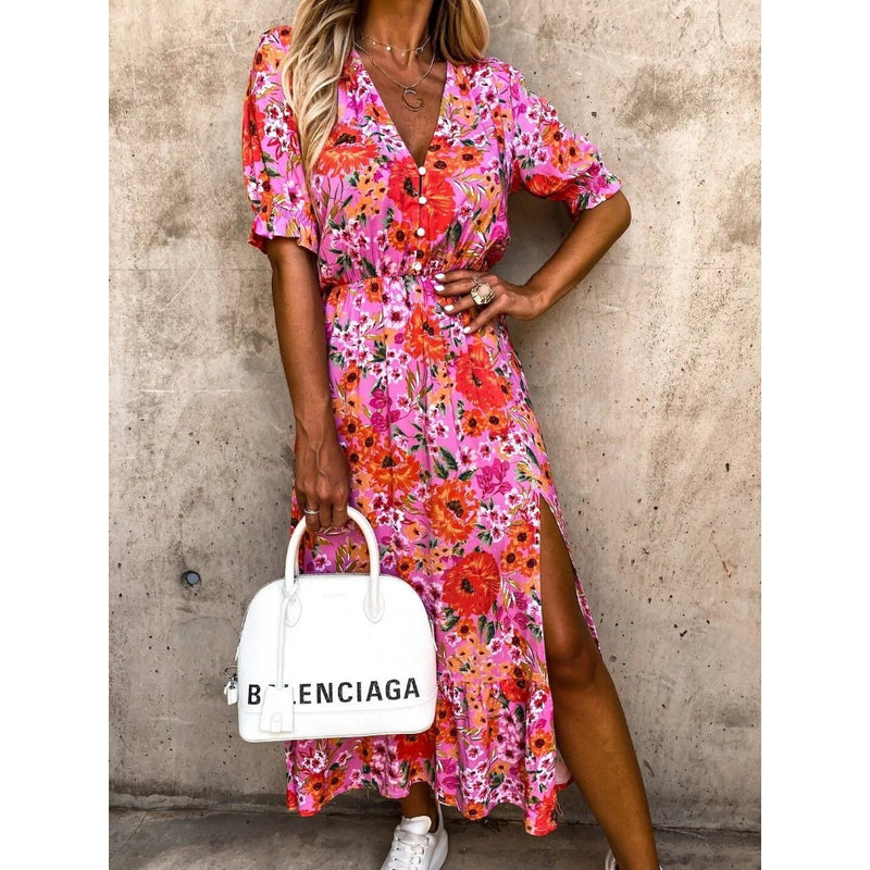 Vienna - Floral Midi Dress