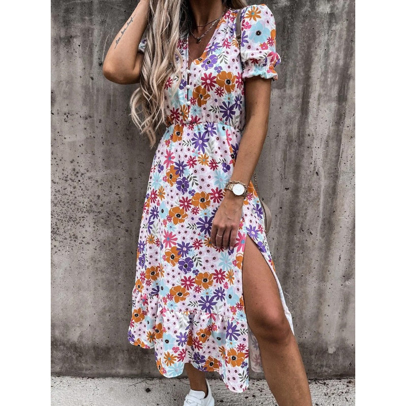 Vienna - Floral Midi Dress