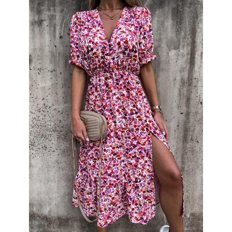 Vienna - Floral Midi Dress