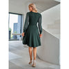 Tuscany - Solid Long-Sleeve Dress