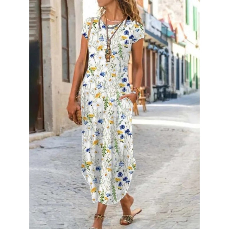 Catherine - Floral Midi Dress