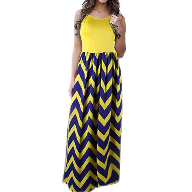 Milwaukee - Striped Maxi Dress