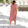 Sydney - Spotted Midi Dress