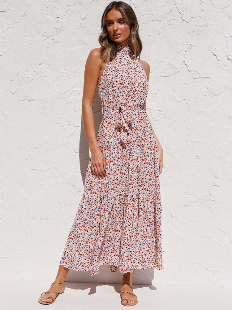 Isla - Floral Midi Dress