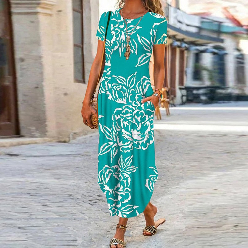 Paisley - Floral Midi Dress