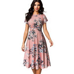 Andrea - Floral Midi Dress