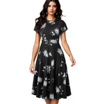 Brielle - Floral Midi Dress