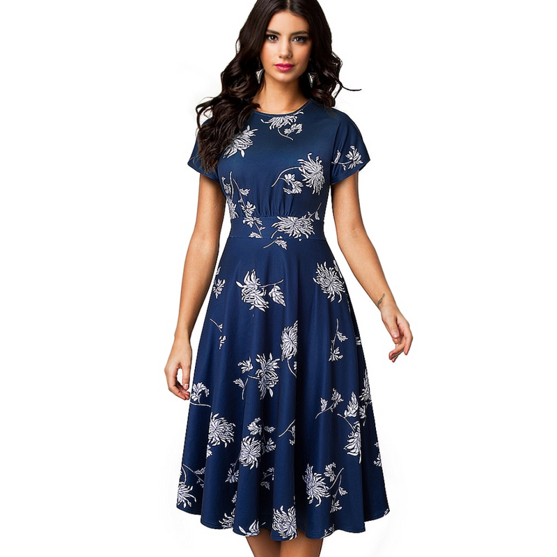 Brielle - Floral Midi Dress