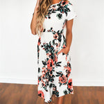 Topeka - Floral Midi Dress