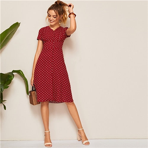 Savannah - Spotted Dress