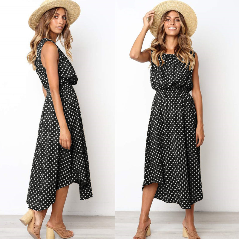 Beverly - Spotted Maxi Dress