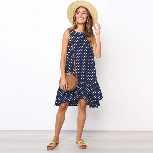 Virginia- Spotted Sun Dress