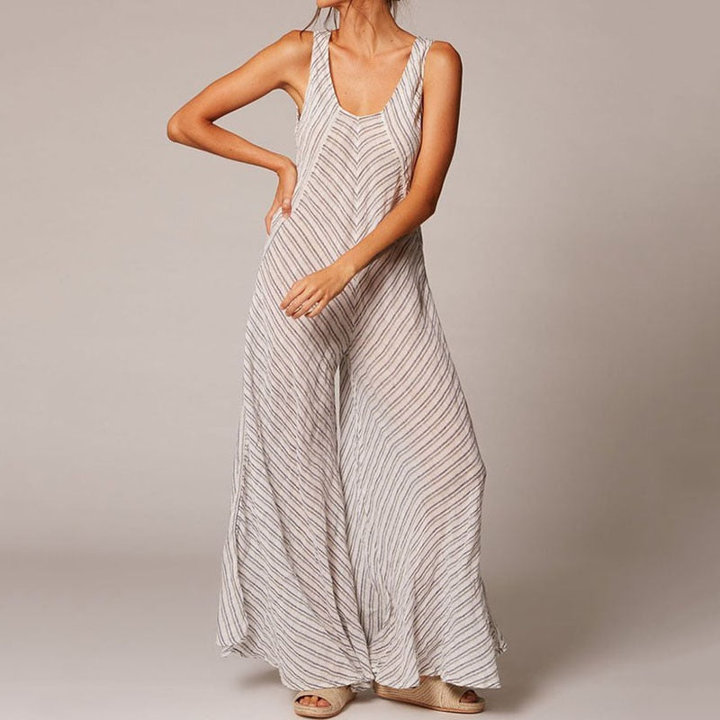 Coco - Striped Jumpsuit