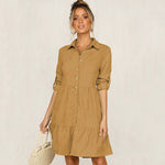 Seabrook - Button-Up Midi Dress