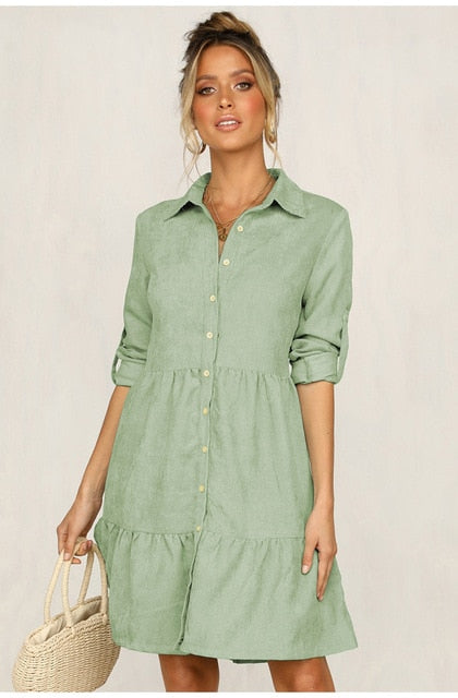 Seabrook - Button-Up Midi Dress