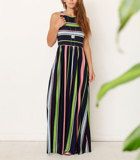 Zoey - Striped Sun Dress