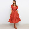 Londyn - Ruffled Midi Dress