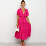 Londyn - Ruffled Midi Dress