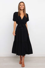 Melbourne - Ruffled Midi Dress