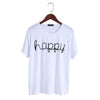 "Happy" - Solid Tee