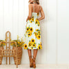 Mia - Sunflower Midi Dress