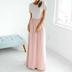 Selene - Striped Maxi Dress