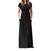 Afton - Solid Maxi Dress