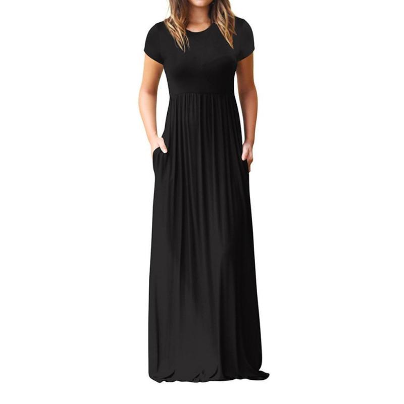 Afton - Solid Maxi Dress