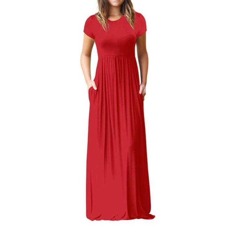 Afton - Solid Maxi Dress