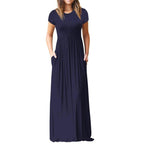 Afton - Solid Maxi Dress