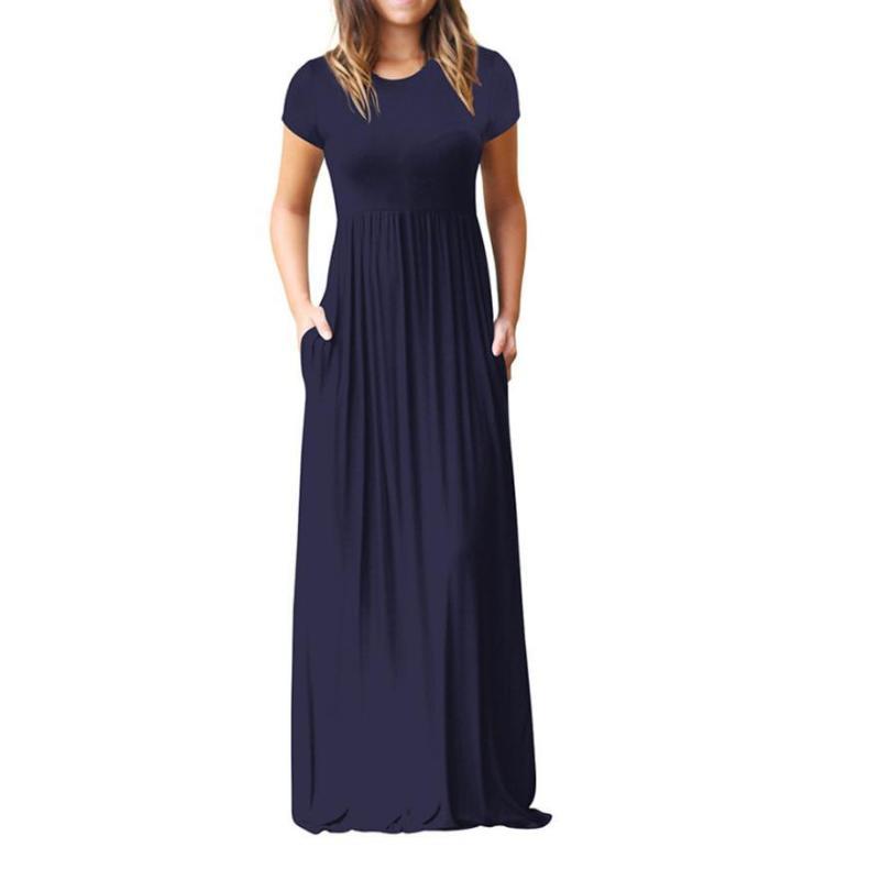 Afton - Solid Maxi Dress