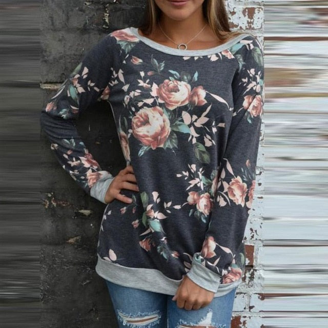 Eliza - Floral Pullover