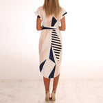 Blackstone - Geometric Midi Dress