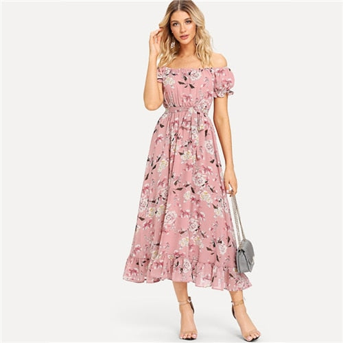 Naomi - Floral Midi Dress