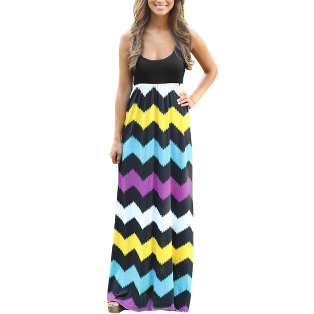 Milwaukee - Striped Maxi Dress