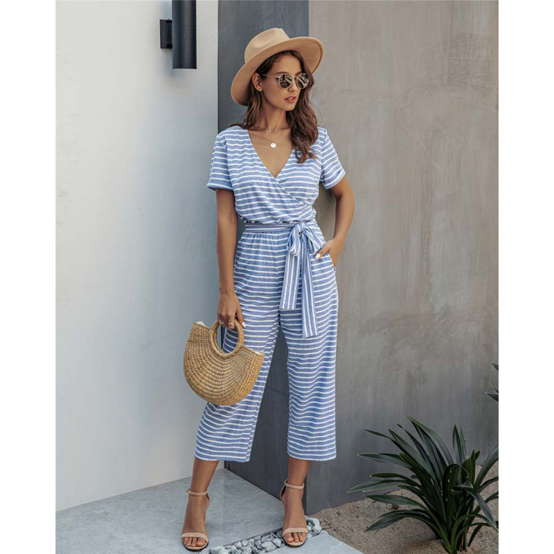 Taytum - Striped Jumpsuit